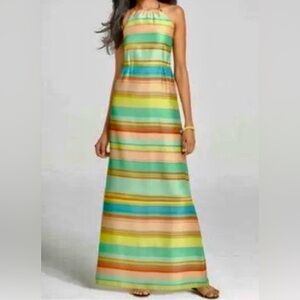 NWT Ann Taylor Striped Halter
Maxi Dress Size 6